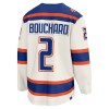 Miesten NHL Edmonton Oilers Pelipaita 2025-26 Fanatics Premium Evan Bouchard Alternate Valkoinen